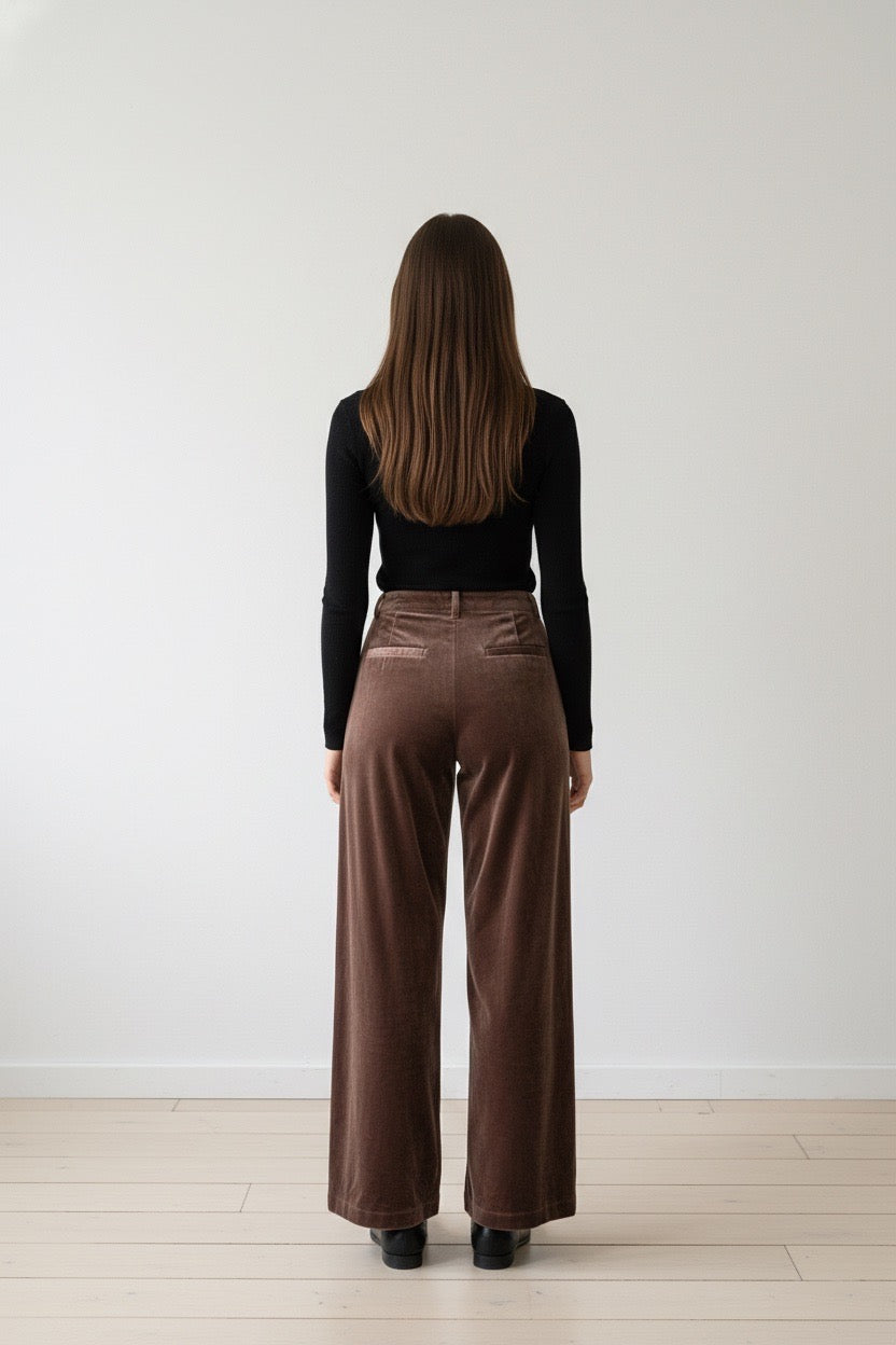 Entro Brown Velvet Pants