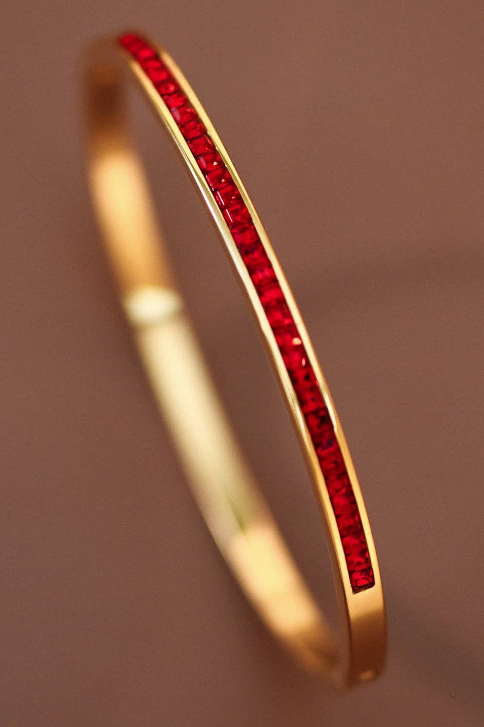 18K Gold Plated Waterproof Stainless Steel Bangle - 7611