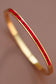 18K Gold Plated Waterproof Stainless Steel Bangle - 7611