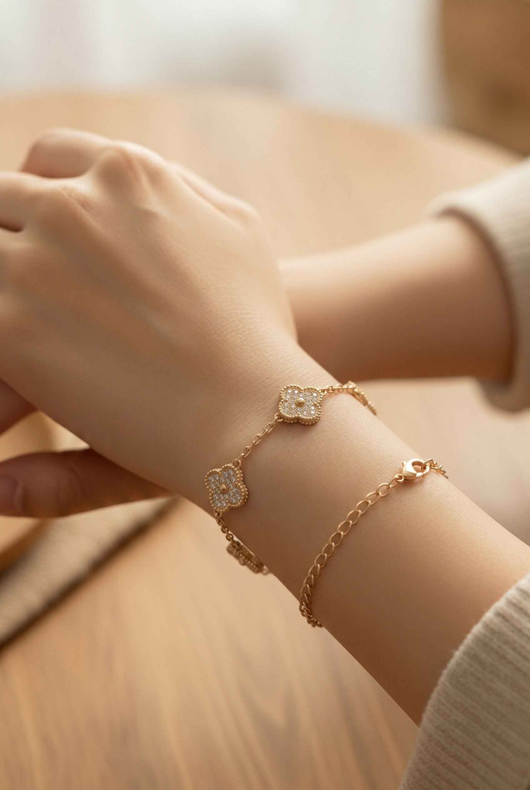 July 23 Clover Bracelet