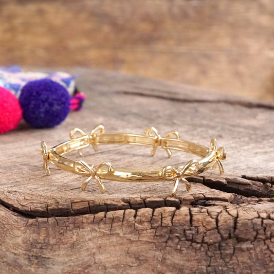 Bow Bangle Bracelet