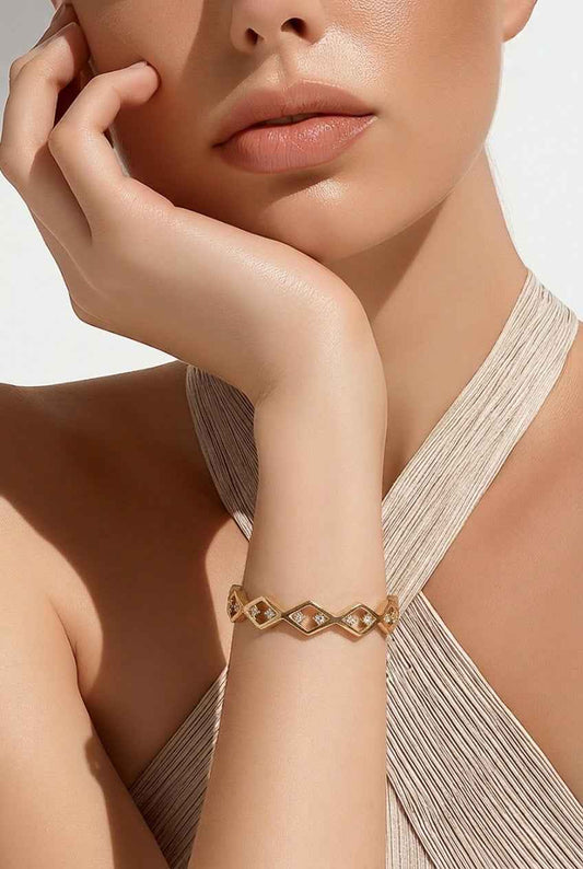 Diamond Pavoi Bangle