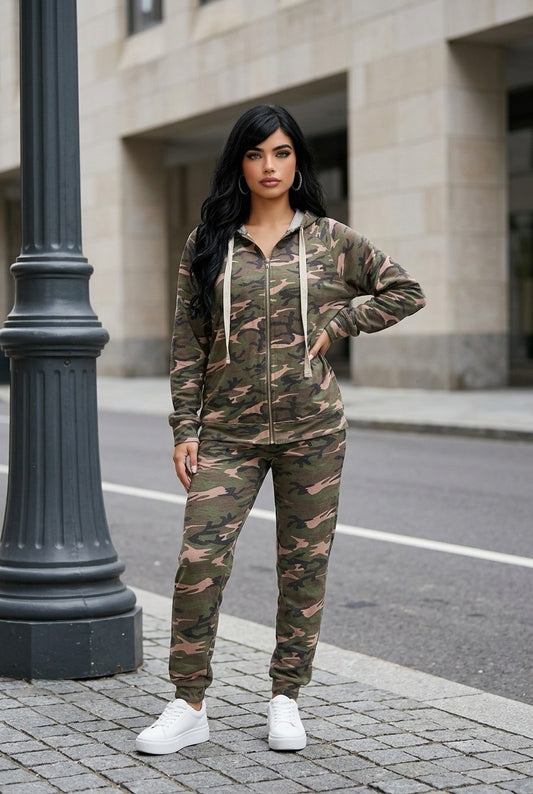 Bibi Camo Soft Zippie