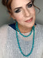 Turquoise Bead Necklace - Charmed Paisley