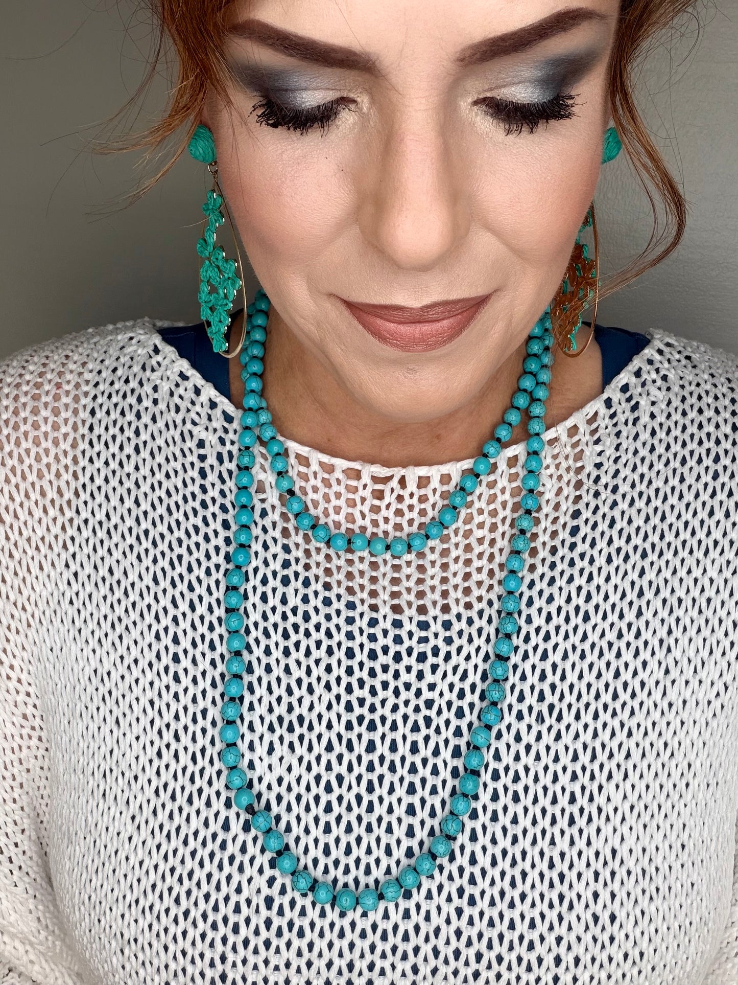 Turquoise Beaded Necklace