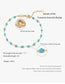 Turquoise 14k Plated Single Dainty Bracelet