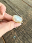 Non Tarnish Stainless Steel Chunky Statement Gold Pearl Stacking Ring