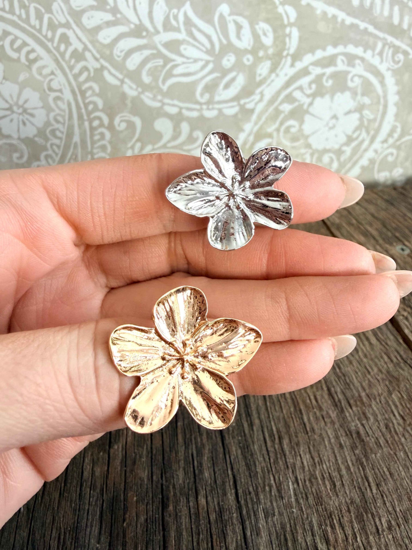 Non Tarnish Stainless Steel Chunky Statement Stacking Rings