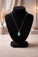 Turquoise Teardrop Necklace