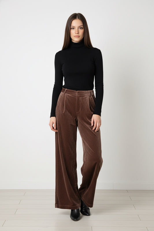 Entro Brown Velvet Pants