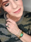 Boho Layered Spring Coil Guitar String Bracelet Set - 6961
