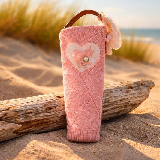 Vintage Pink Heart Bag