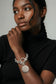 Silver Cuban Chain with Token Bracelet