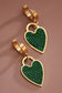 18K Gold Plated Waterproof Stainless Steel Drop Earrings - 7663