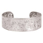 15 - Forged From Silver Textured Cuff Bracelet