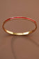 18K Gold Plated Waterproof Stainless Steel Bangle - 7611