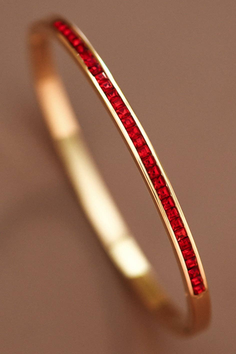 18K Gold Plated Waterproof Stainless Steel Bangle - 7611