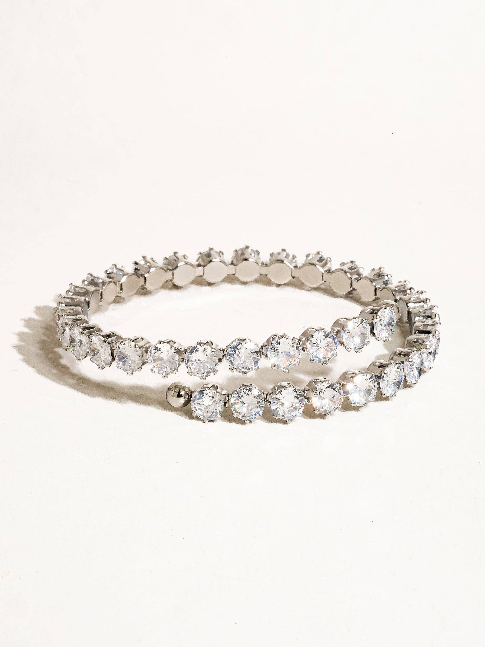 Maëlys 18K Gold Non-Tarnish CZ Glam Bracelet